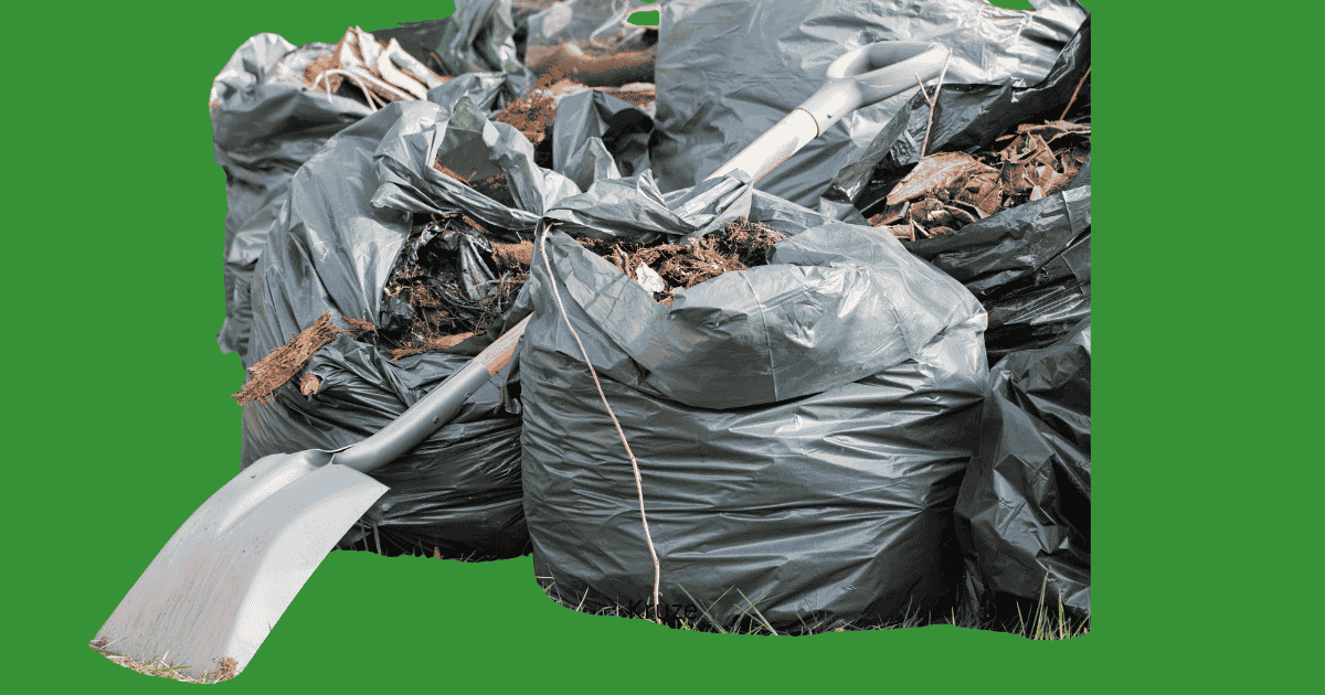 Garden waste disposal bags