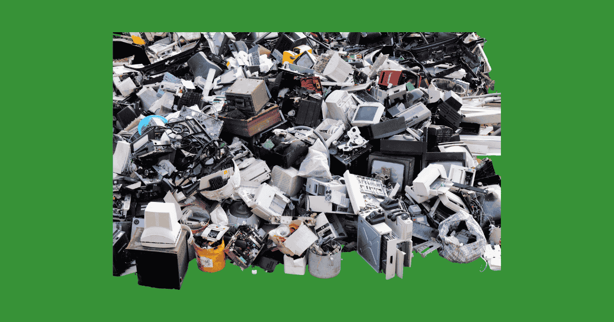 Electronic appliance recycling waste