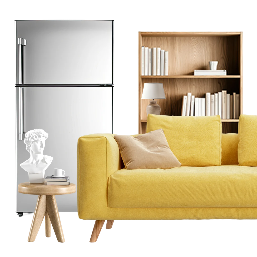 Kruze moving service – household items including sofa, refrigerator, bookshelf
